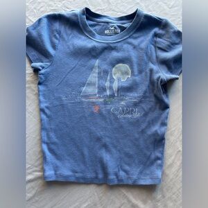 Hollister Blue Graphic T-Shirt